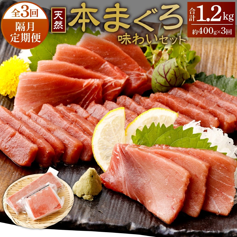 【 定期便 全３回 隔月 お届け 】まぐろの王様！天然本まぐろ味わいセット ２カ月に１回　合計３回  サク 柵 スライス 切落し セット 天然 天然まぐろ 天然マグロ まぐろ 鮪 刺身 高知県 室戸市 tk028